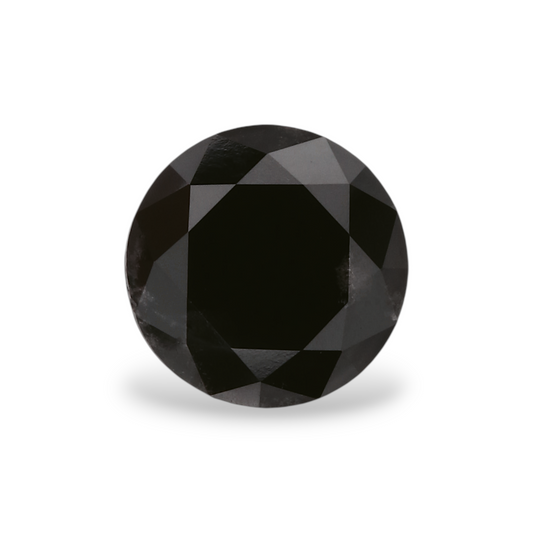 1,68 Karat natürlicher schwarzer runder Diamant (GIA-geprüft)