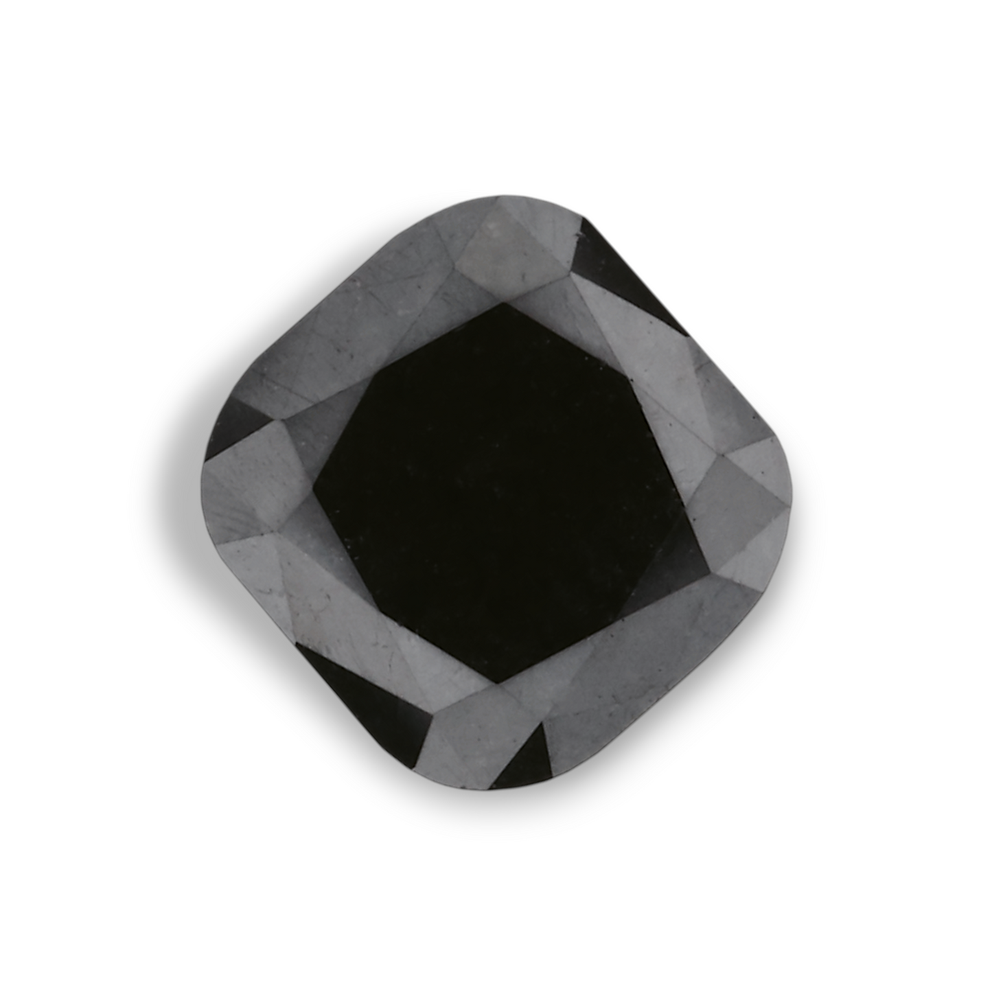 0,7 Karat natürlicher schwarzer Kissen-Diamant, GIA-zertifiziert
