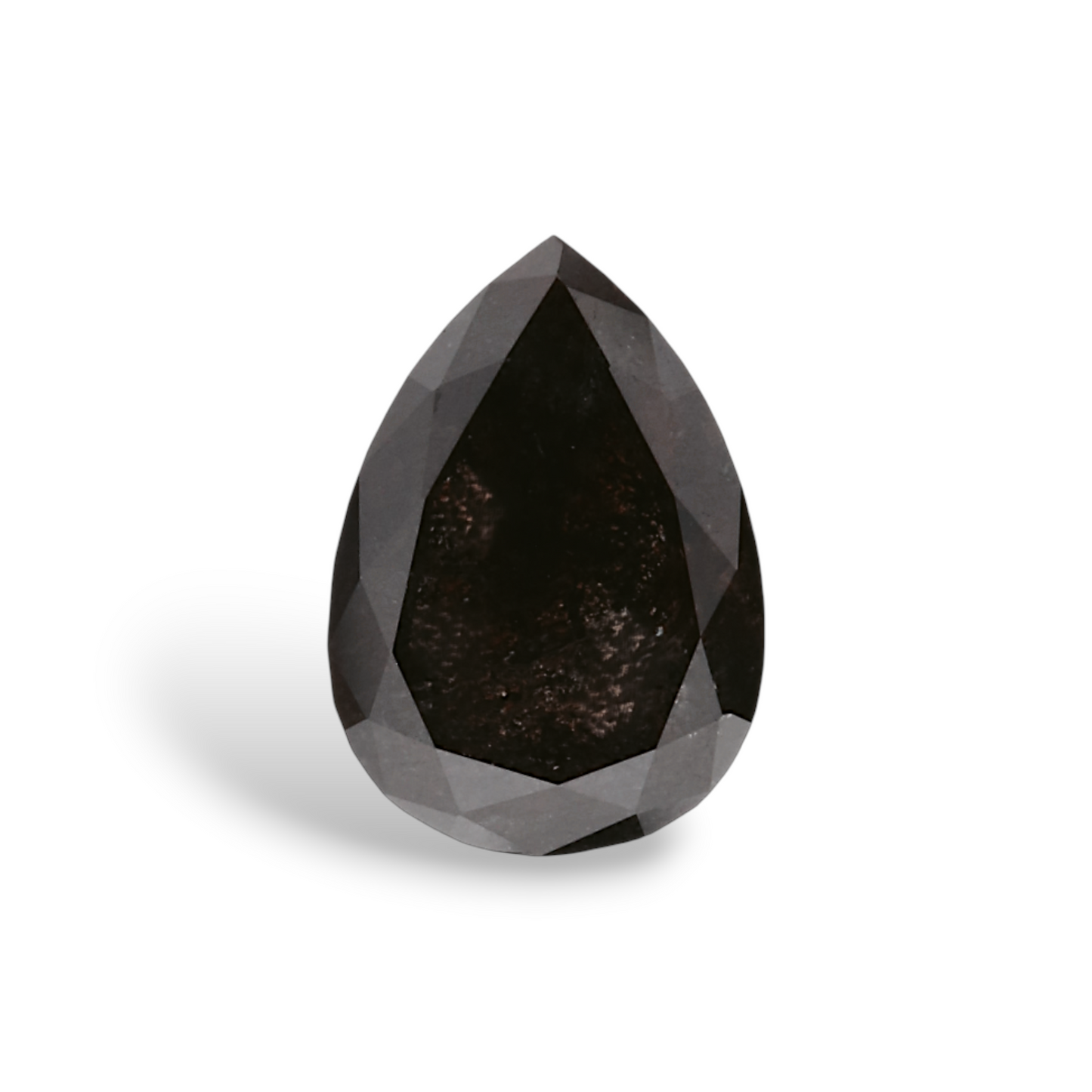 0,98 Karat natürlicher schwarzer Birnendiamant (GIA-geprüft)