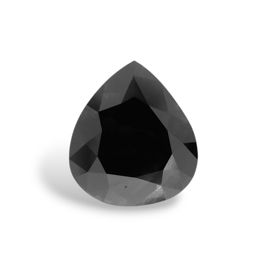 1,52 Karat natürlicher schwarzer Birnendiamant (GIA-geprüft)