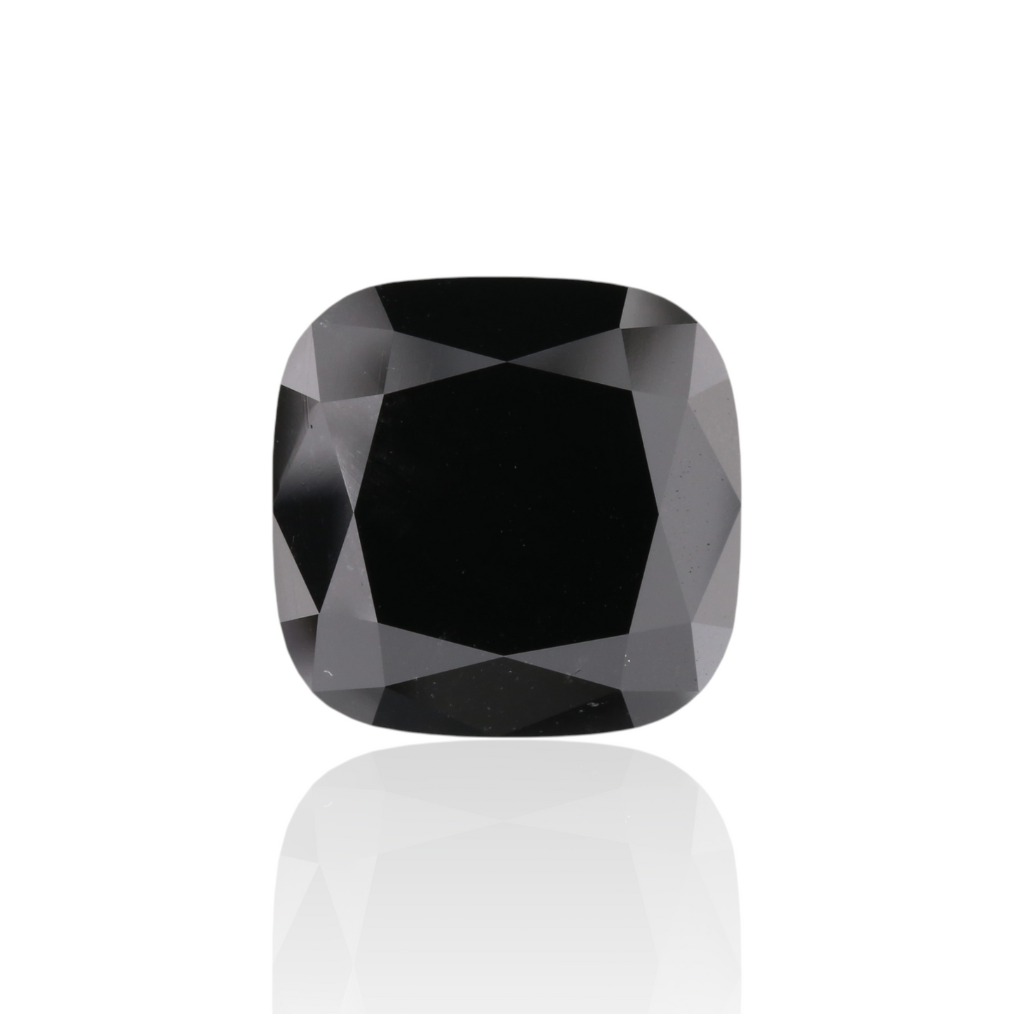 7,61 Karat natürlicher schwarzer Kissen-Diamant, GIA-zertifiziert