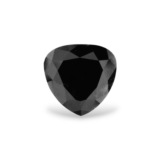 4,49 Karat Natürlicher Schwarzer Herzdiamant GIA