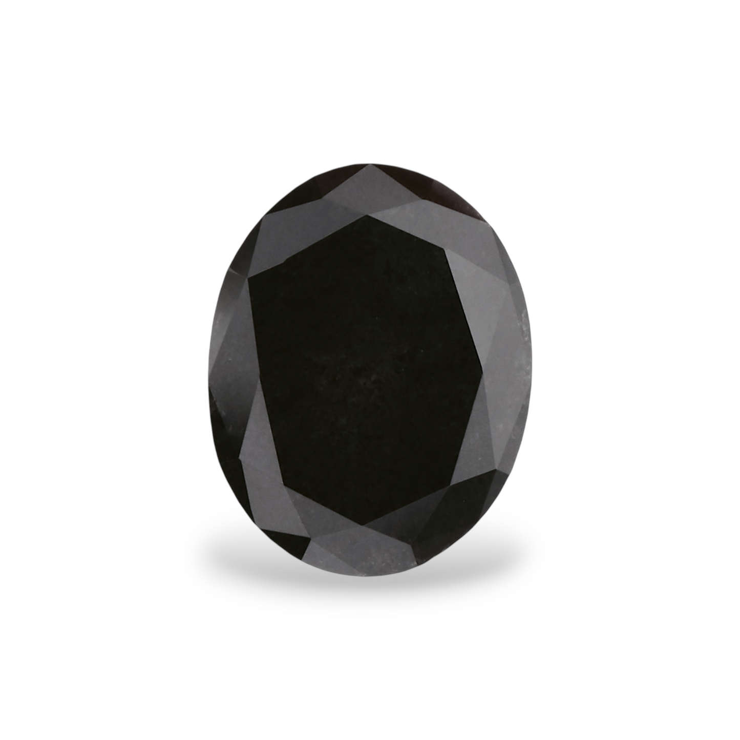 1,28 Karat natürlicher schwarzer ovaler Diamant (GIA-geprüft)