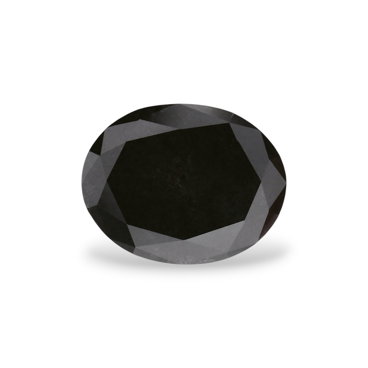 1,28 Karat natürlicher schwarzer ovaler Diamant (GIA-geprüft)