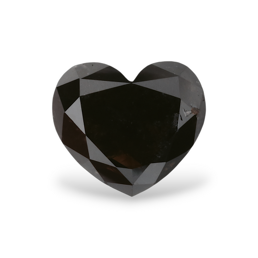 1,34 Karat natürlicher schwarzer Herzdiamant (GIA-geprüft)