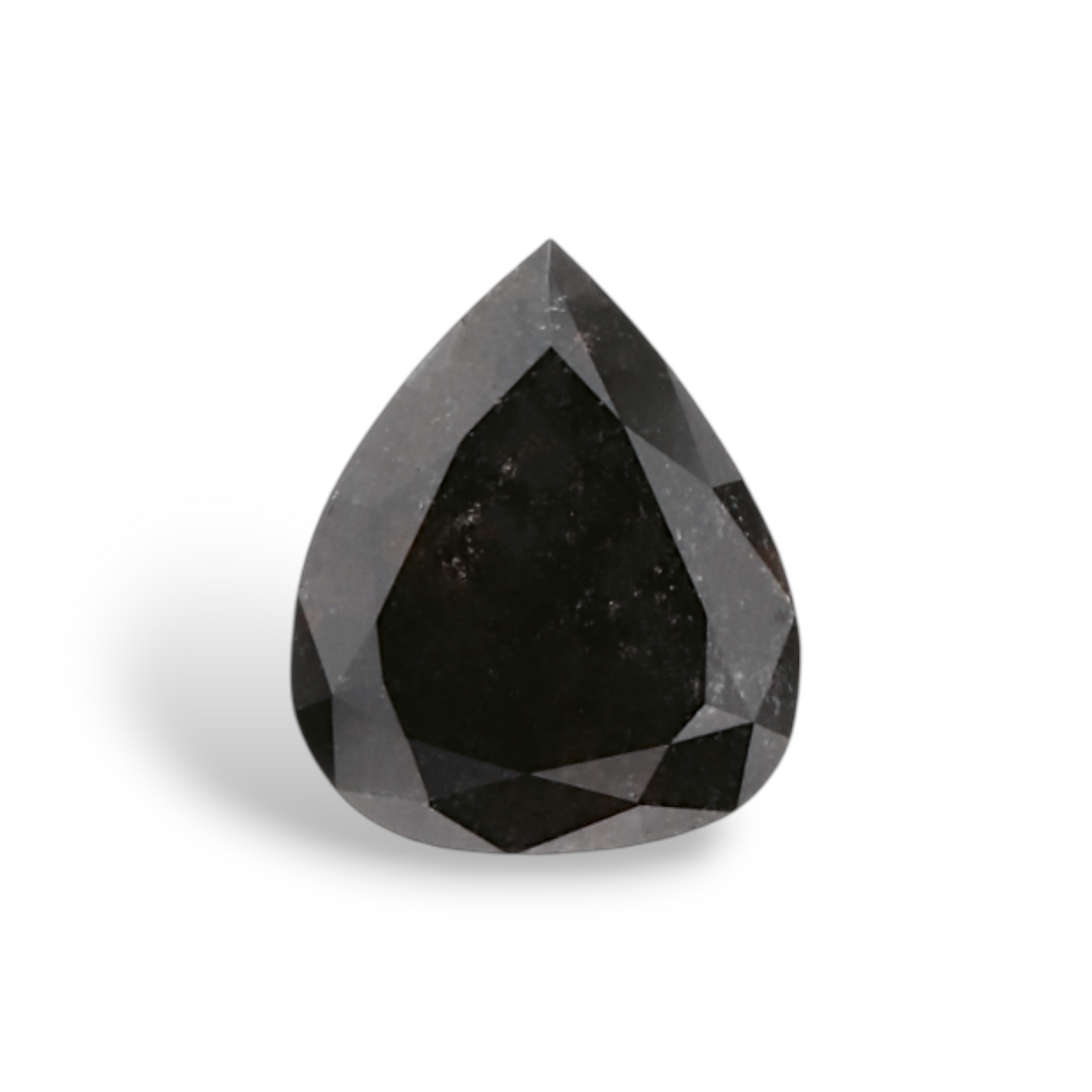 0,50 Karat natürlicher schwarzer Birnendiamant (GIA)