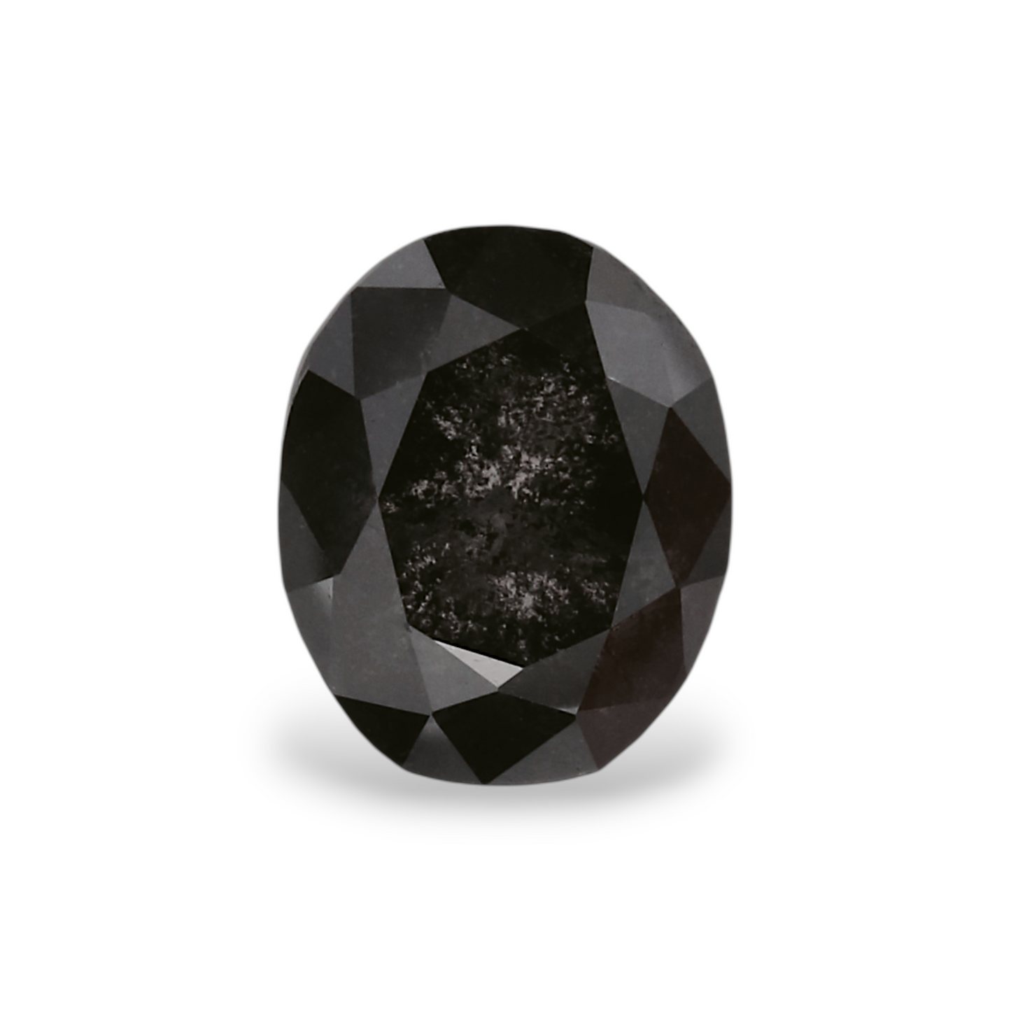 1,14 Karat natürlicher schwarzer ovaler Diamant, GIA-zertifiziert
