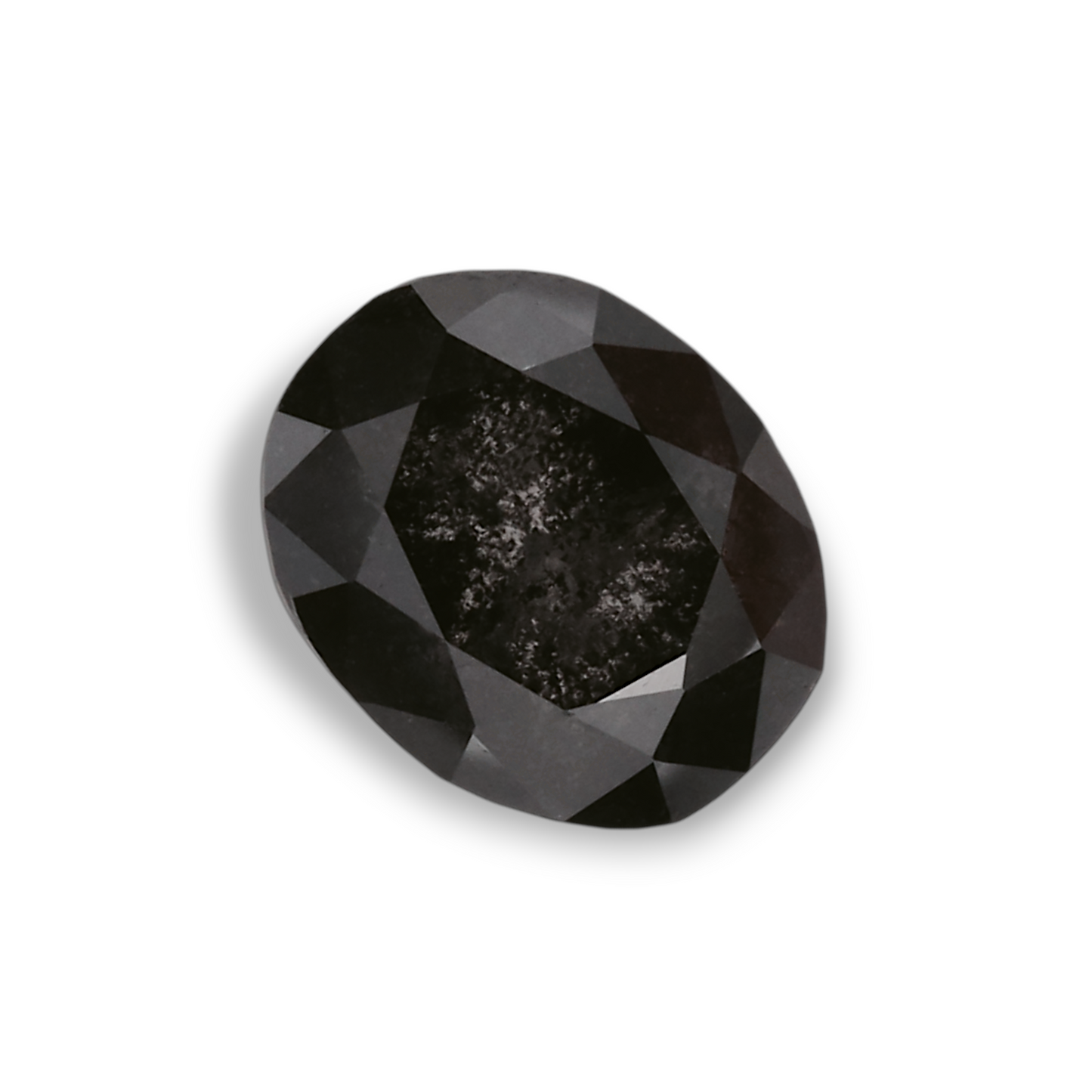 1,14 Karat natürlicher schwarzer ovaler Diamant, GIA-zertifiziert