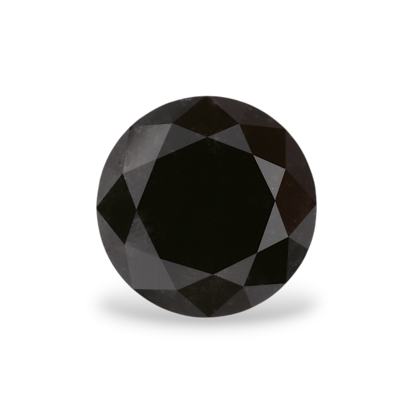 1,21 Karat Natürlicher Schwarzer Runder Diamant GIA
