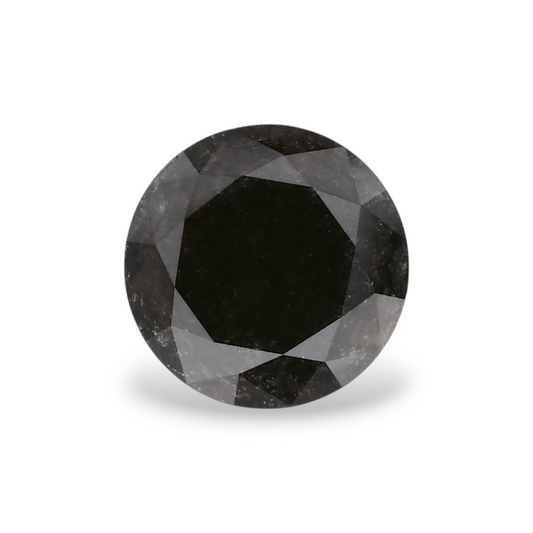 1,05 Karat natürlicher schwarzer runder Diamant (GIA)