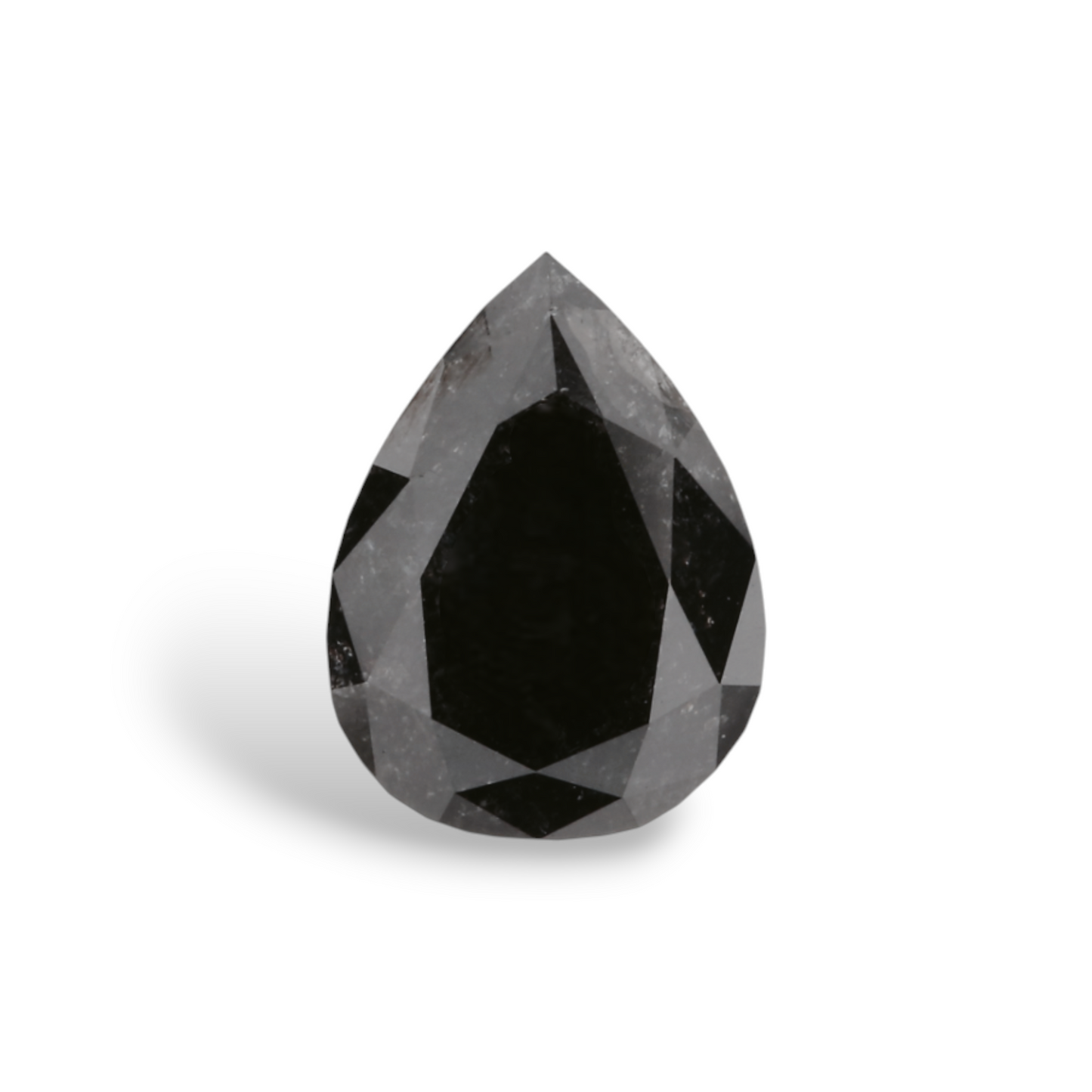 1,29 Karat natürlicher schwarzer Birnendiamant (GIA-geprüft)