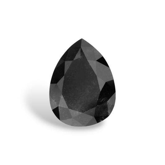 1,32 Karat natürlicher schwarzer Birnendiamant (GIA-geprüft)
