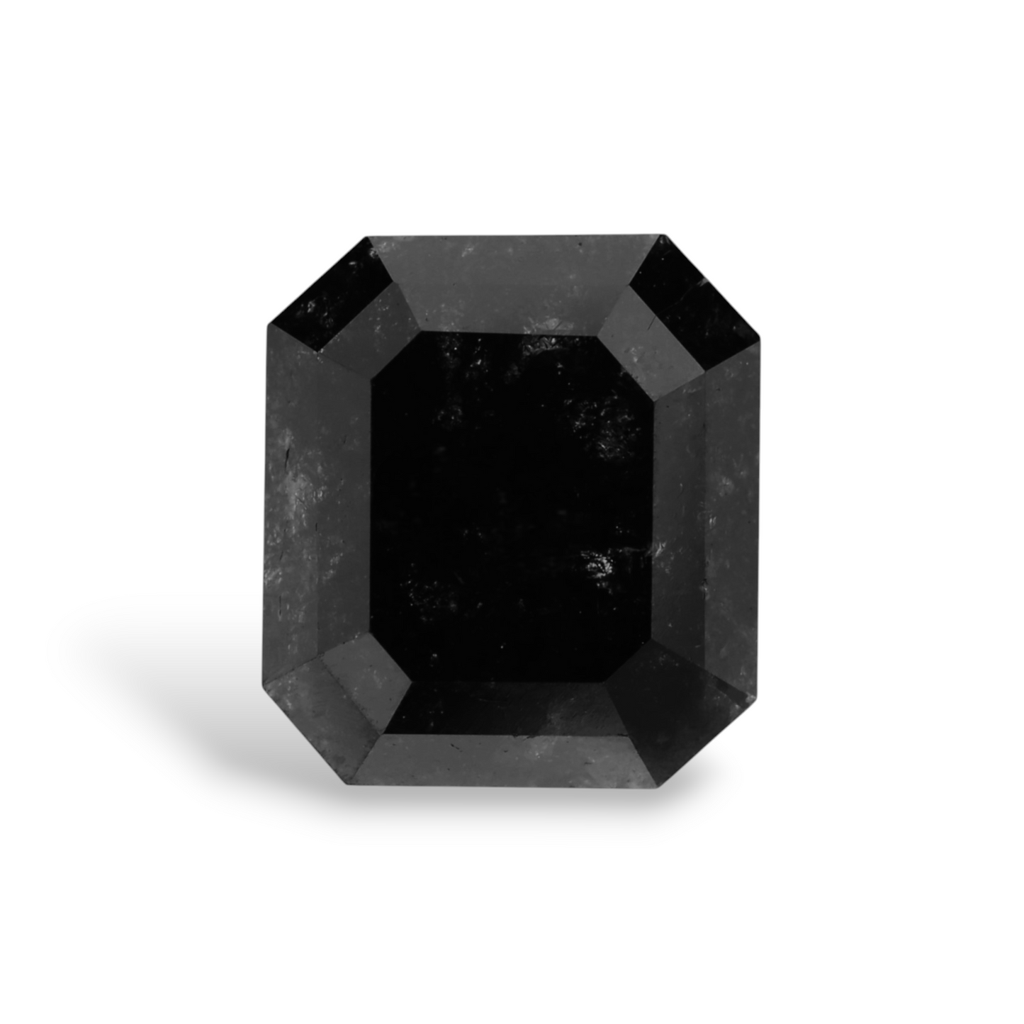 2,82 Karat natürlicher schwarzer Smaragd-Diamant (GIA)
