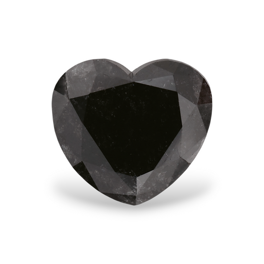 1,43 Karat natürlicher schwarzer Herzdiamant (GIA-geprüft)