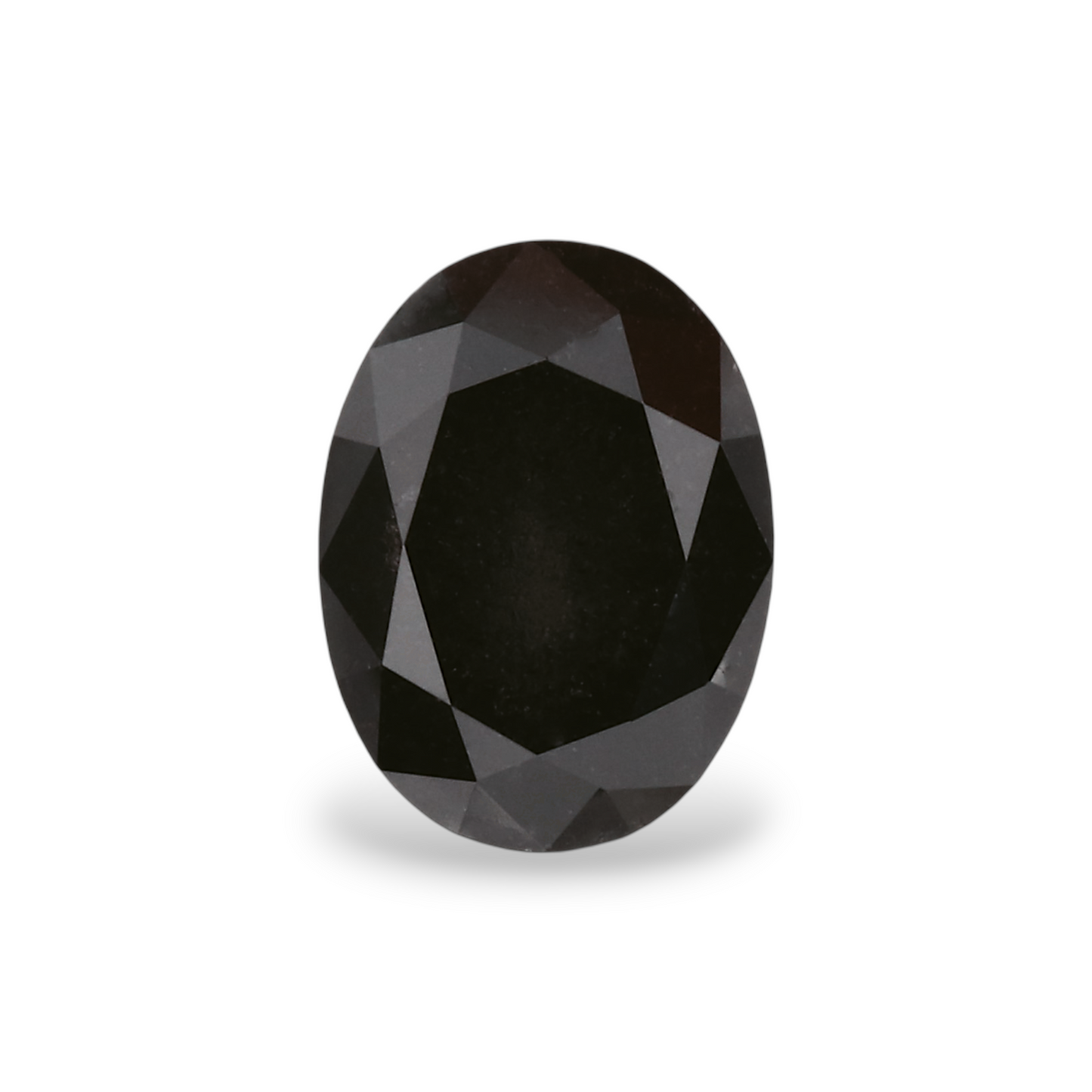 1,22 Karat natürlicher schwarzer ovaler Diamant, GIA-zertifiziert