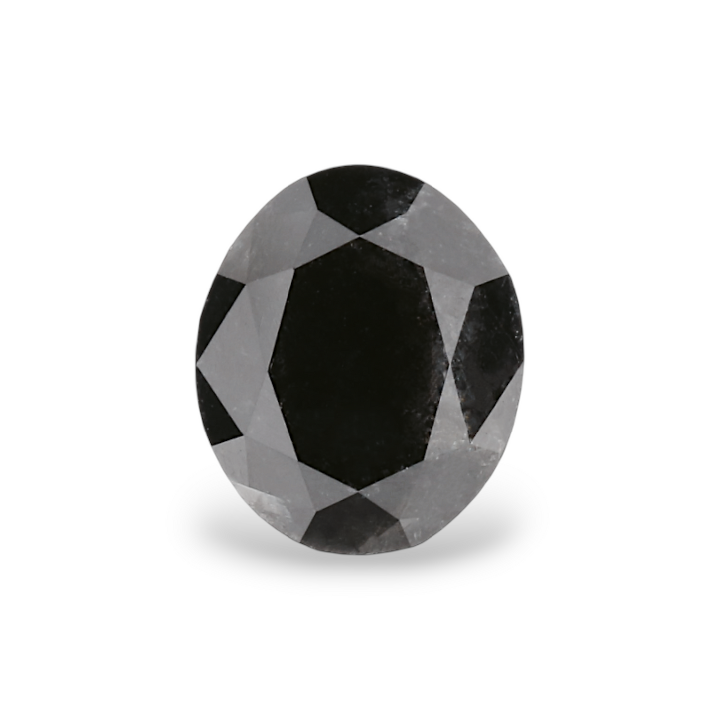 1,01 Karat natürlicher schwarzer ovaler Diamant (GIA-geprüft)