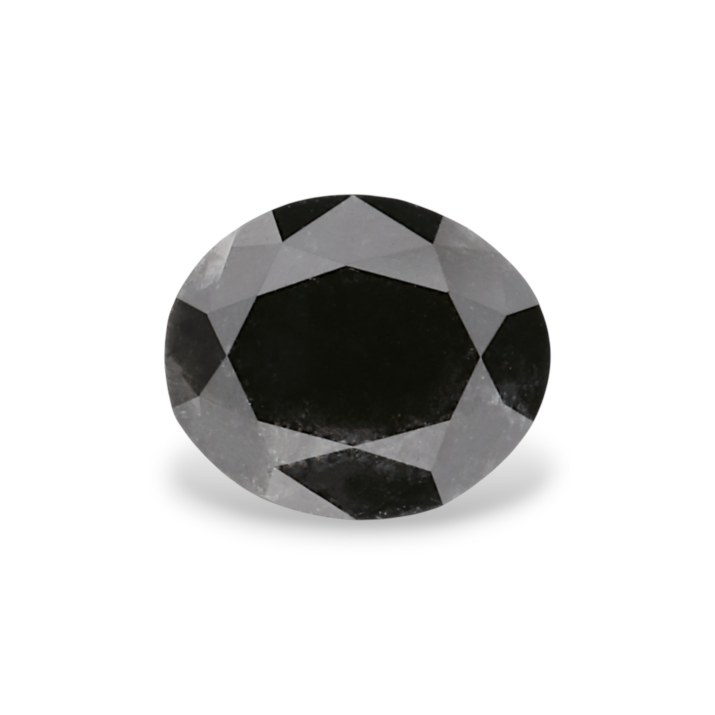 1,01 Karat natürlicher schwarzer ovaler Diamant (GIA-geprüft)