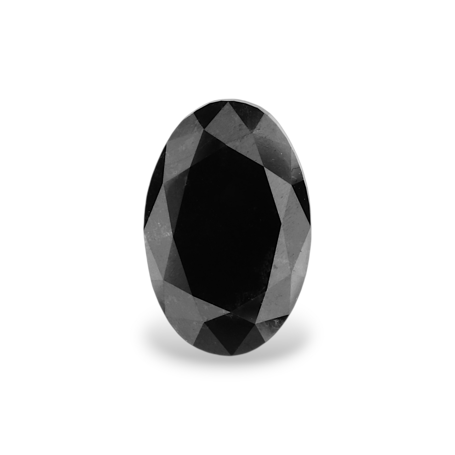 1,47 Karat natürlicher schwarzer ovaler Diamant, GIA-zertifiziert