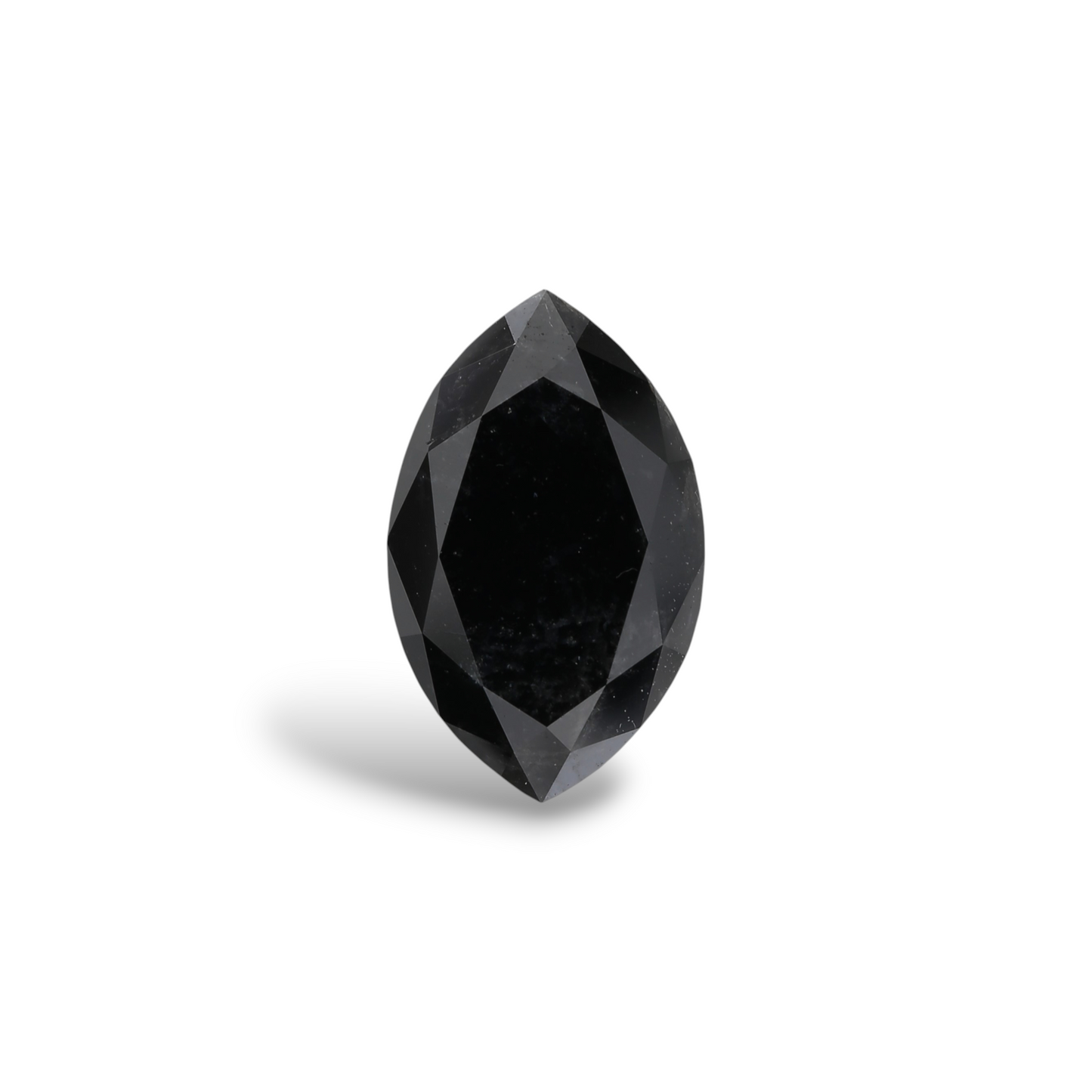 3,57 Karat natürlicher schwarzer Marquise-Diamant, GIA-zertifiziert