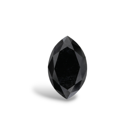 3,57 Karat natürlicher schwarzer Marquise-Diamant, GIA-zertifiziert