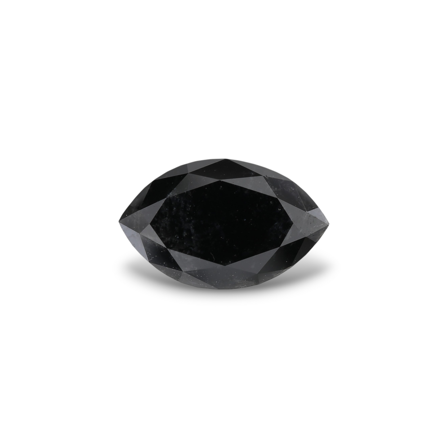 3,57 Karat natürlicher schwarzer Marquise-Diamant, GIA-zertifiziert