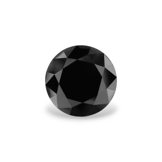 4,75 Karat natürlicher schwarzer runder Diamant (GIA)