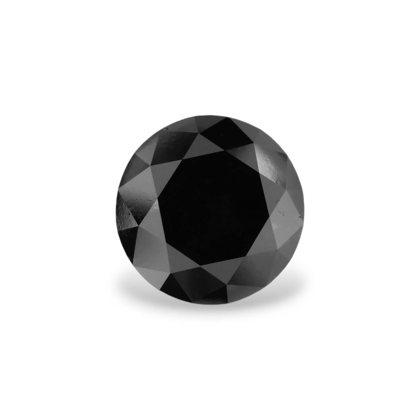 4,22 Karat natürlicher schwarzer runder Diamant (GIA-geprüft)