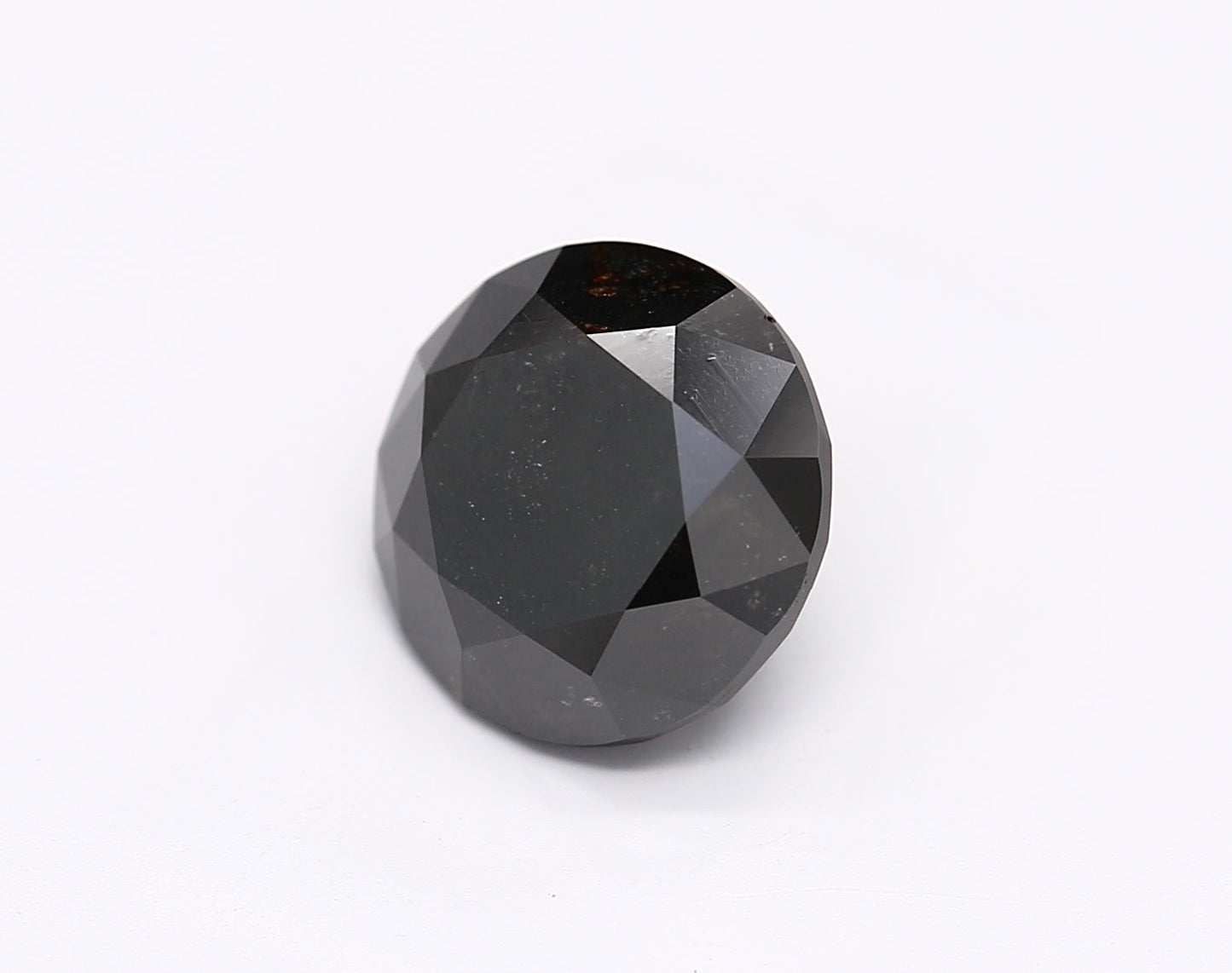 2,00 ct natürlicher schwarzer runder Diamant (GIA-geprüft)