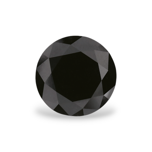 1,65 Karat natürlicher schwarzer runder Diamant (GIA)