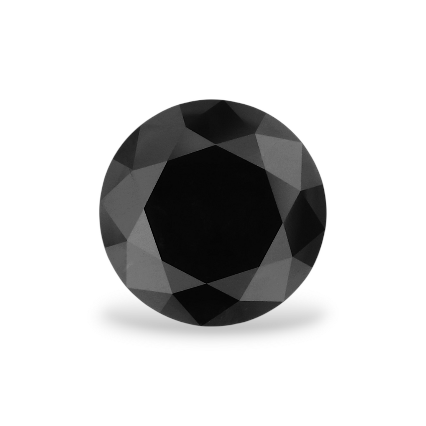 1,45 Karat natürlicher schwarzer runder Diamant (GIA)