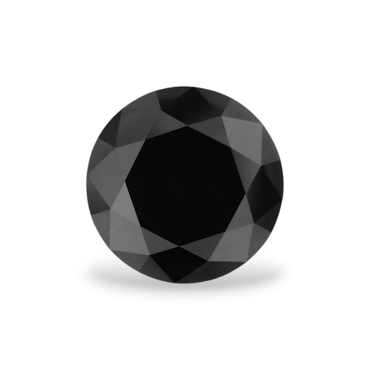 1,45 Karat natürlicher schwarzer runder Diamant (GIA)