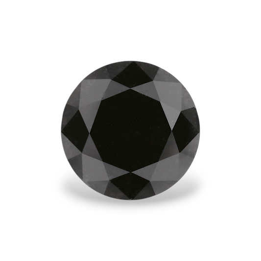 1,06 Karat Natürlicher Schwarzer Runder Diamant GIA