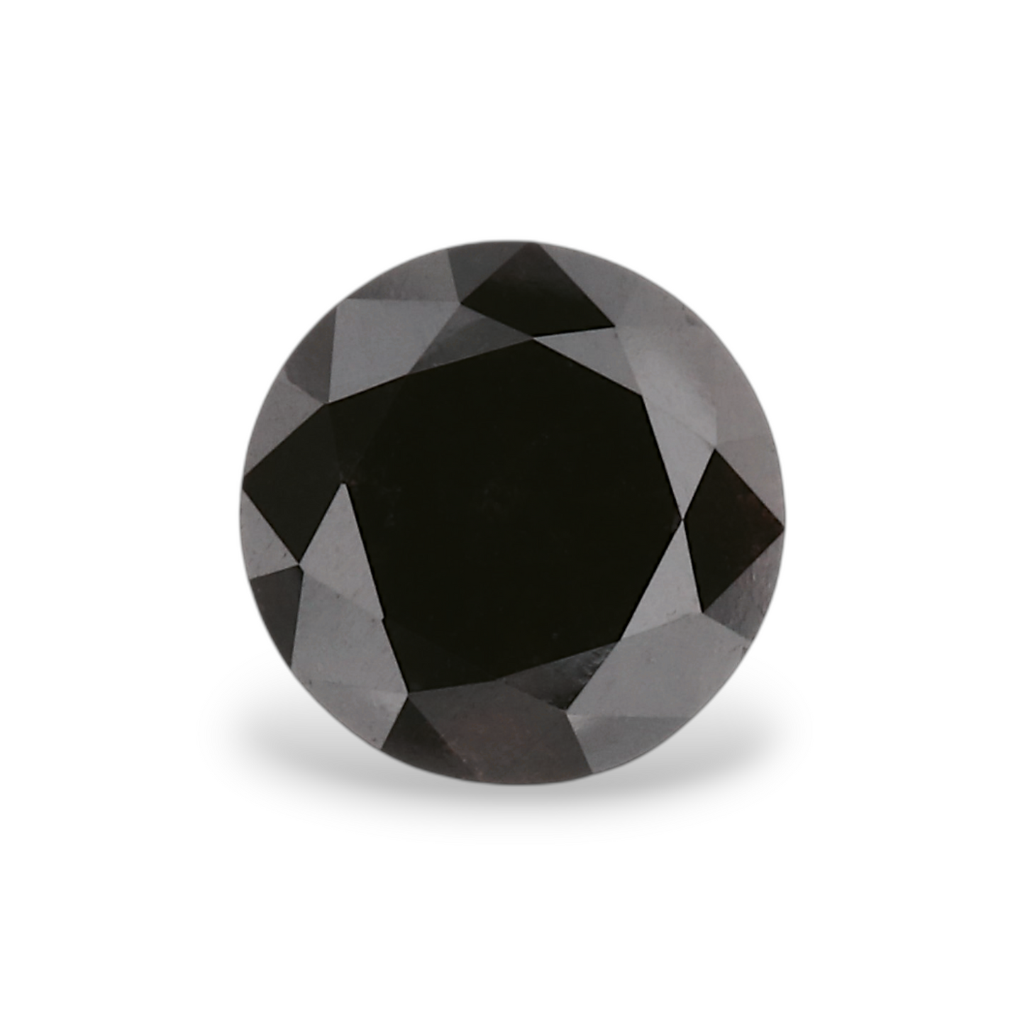 1,02 Karat Natürlicher Schwarzer Runder Diamant GIA