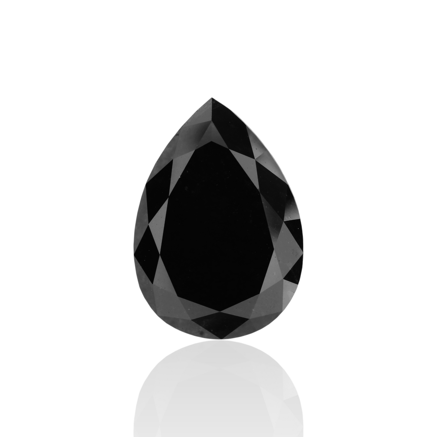 11,36 Karat natürlicher schwarzer Birnendiamant (GIA-geprüft)