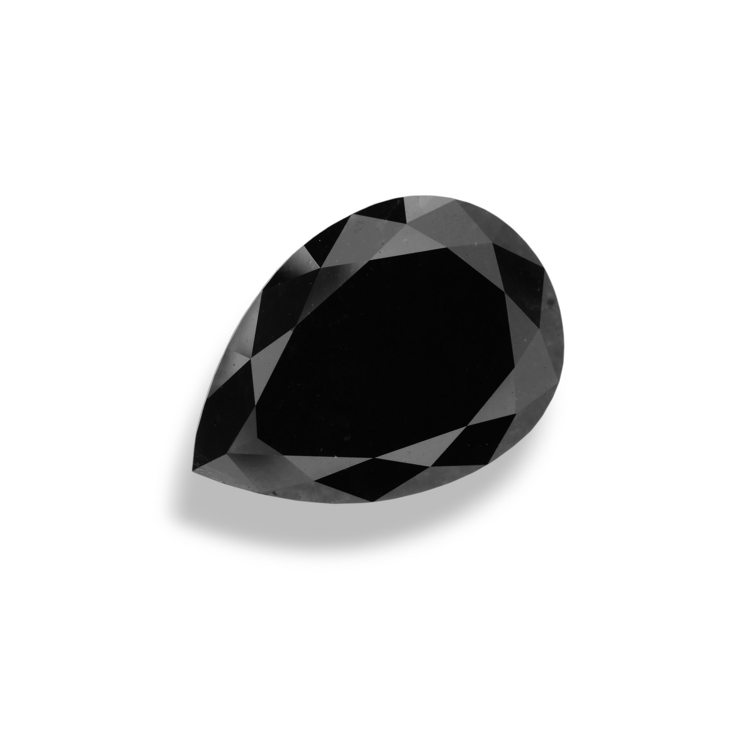 11,36 Karat natürlicher schwarzer Birnendiamant (GIA-geprüft)