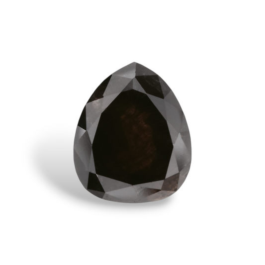 1,17 Karat natürlicher schwarzer Birnendiamant (GIA-geprüft)