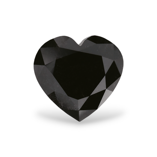 1,44 Karat natürlicher schwarzer Herzdiamant (GIA-geprüft)