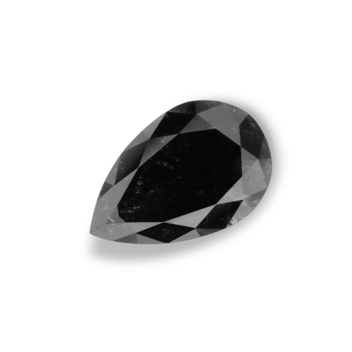 1,05 Karat natürlicher schwarzer Birnendiamant (GIA)