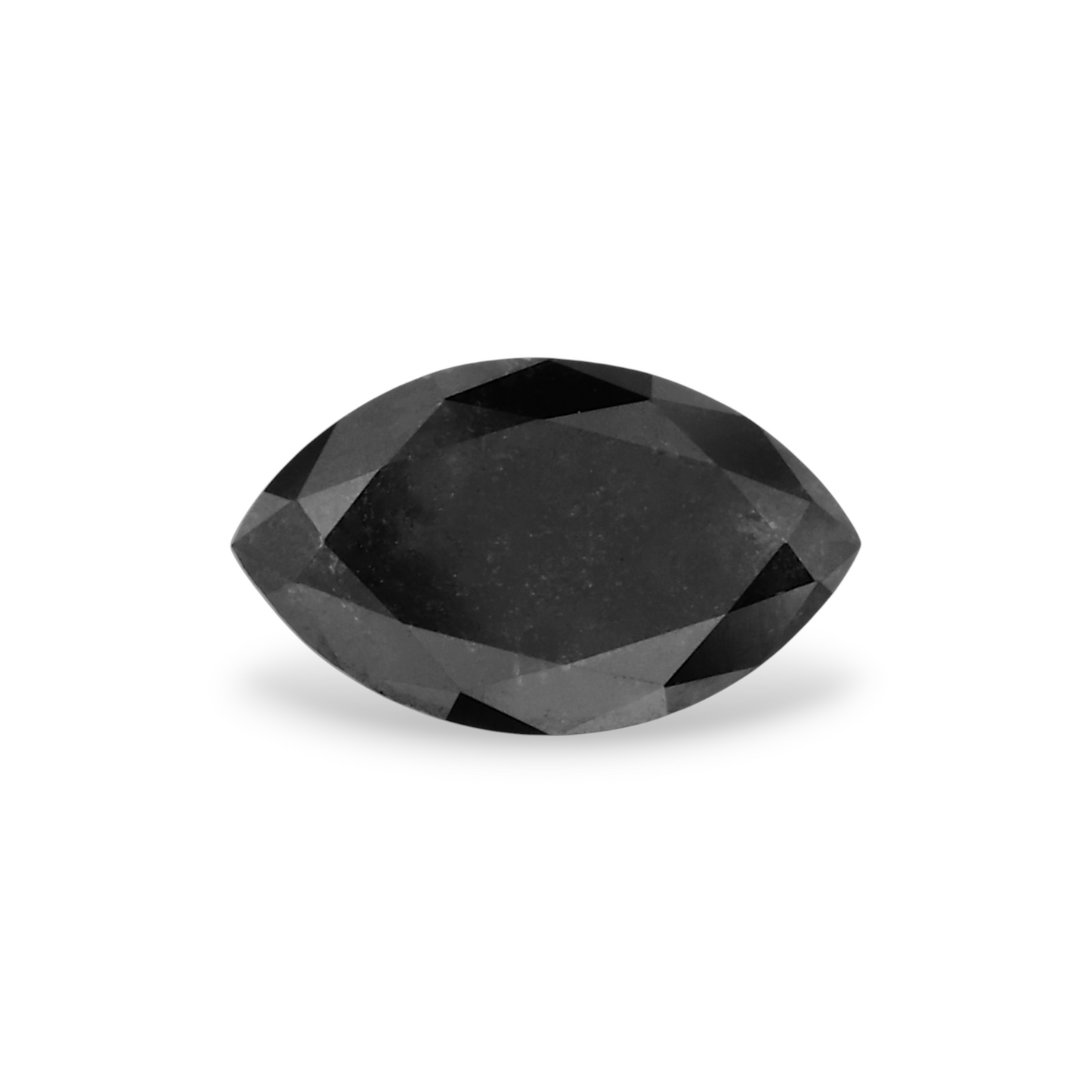 0,44 Karat natürlicher schwarzer Marquise-Diamant, GIA-zertifiziert