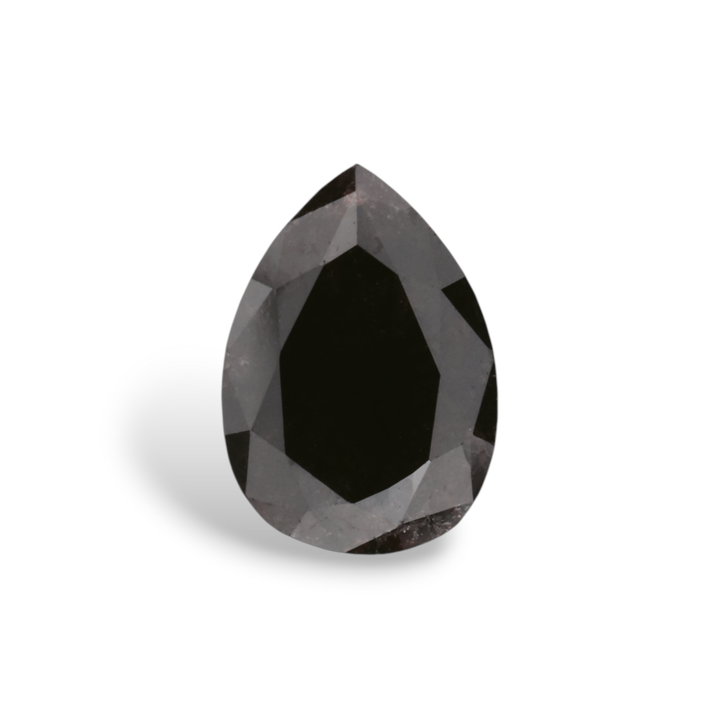 1,54 Karat natürlicher schwarzer Birnendiamant (GIA-geprüft)