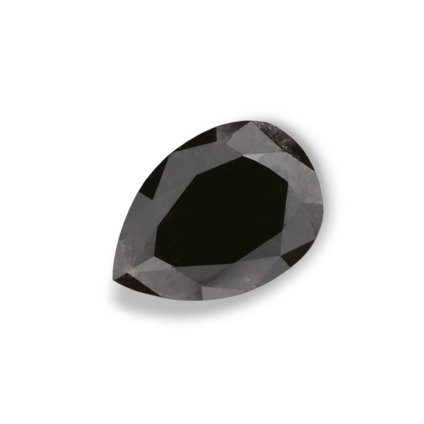 1,54 Karat natürlicher schwarzer Birnendiamant (GIA-geprüft)