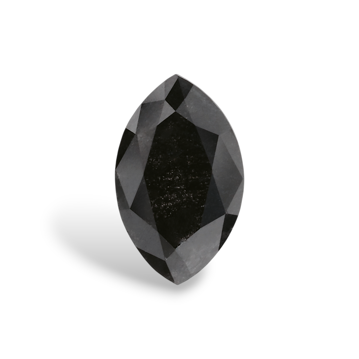 0,49 Karat natürlicher schwarzer Marquise-Diamant, GIA-zertifiziert