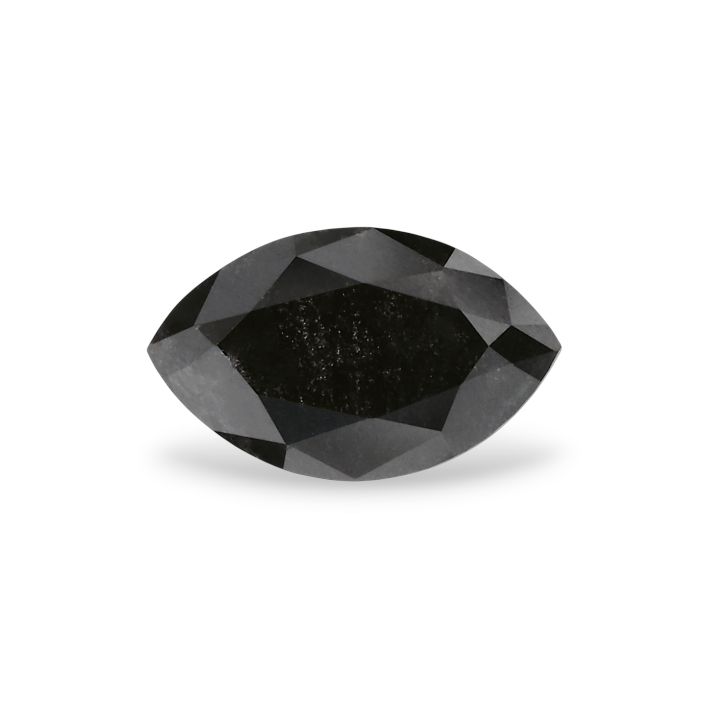 0,49 Karat natürlicher schwarzer Marquise-Diamant, GIA-zertifiziert