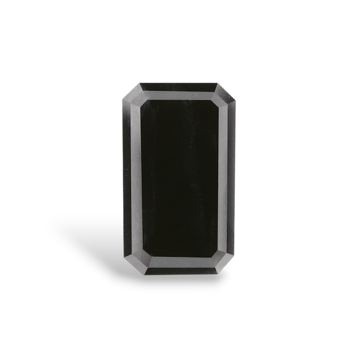 2,34 Karat natürlicher schwarzer Smaragd-Diamant (GIA)