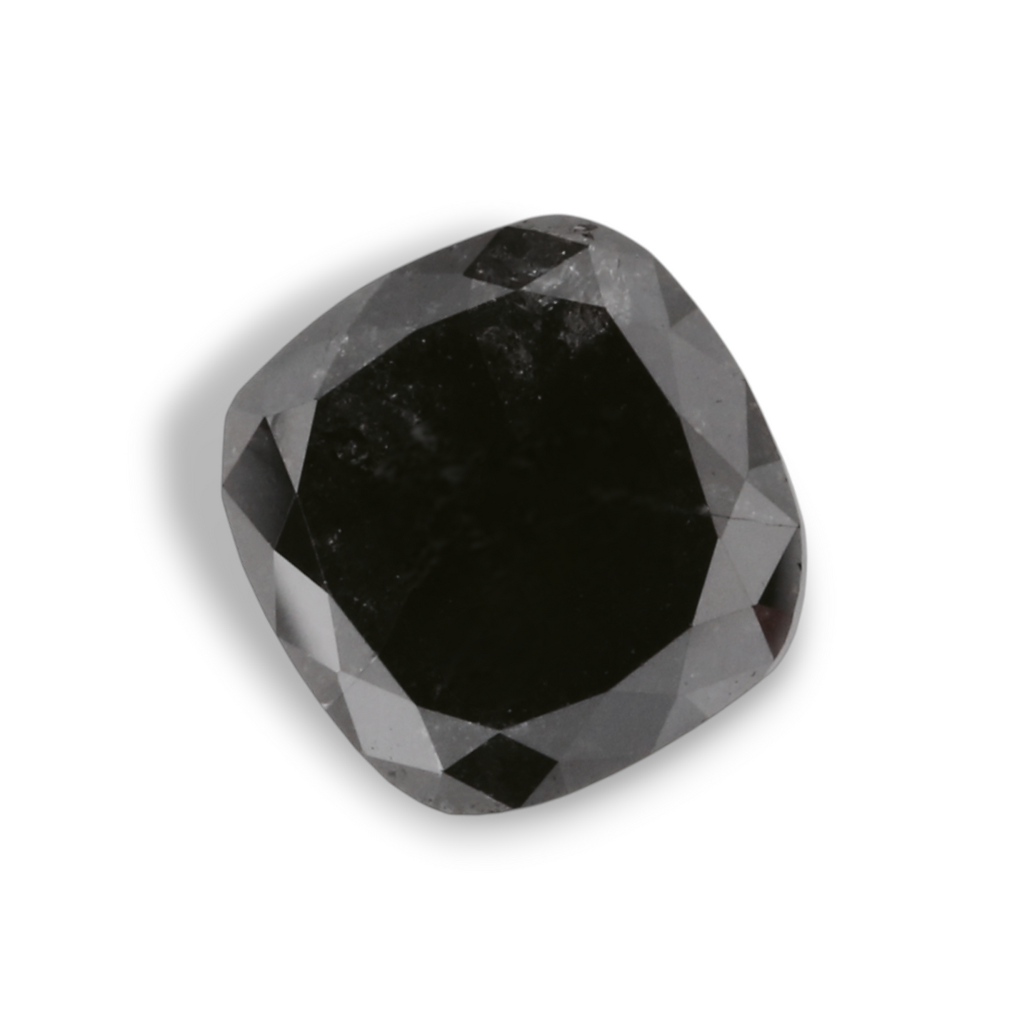 1,42 Karat natürlicher schwarzer Kissen-Diamant, GIA-zertifiziert
