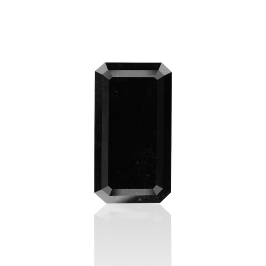 8,79 Karat natürlicher schwarzer Smaragd-Diamant (GIA)