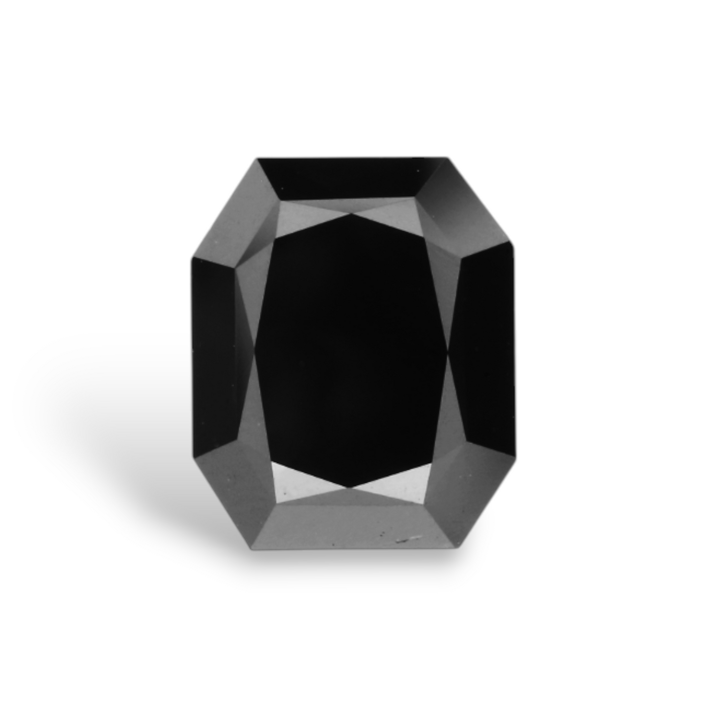 2,01 Karat Natürlicher Schwarzer Radiant GIA