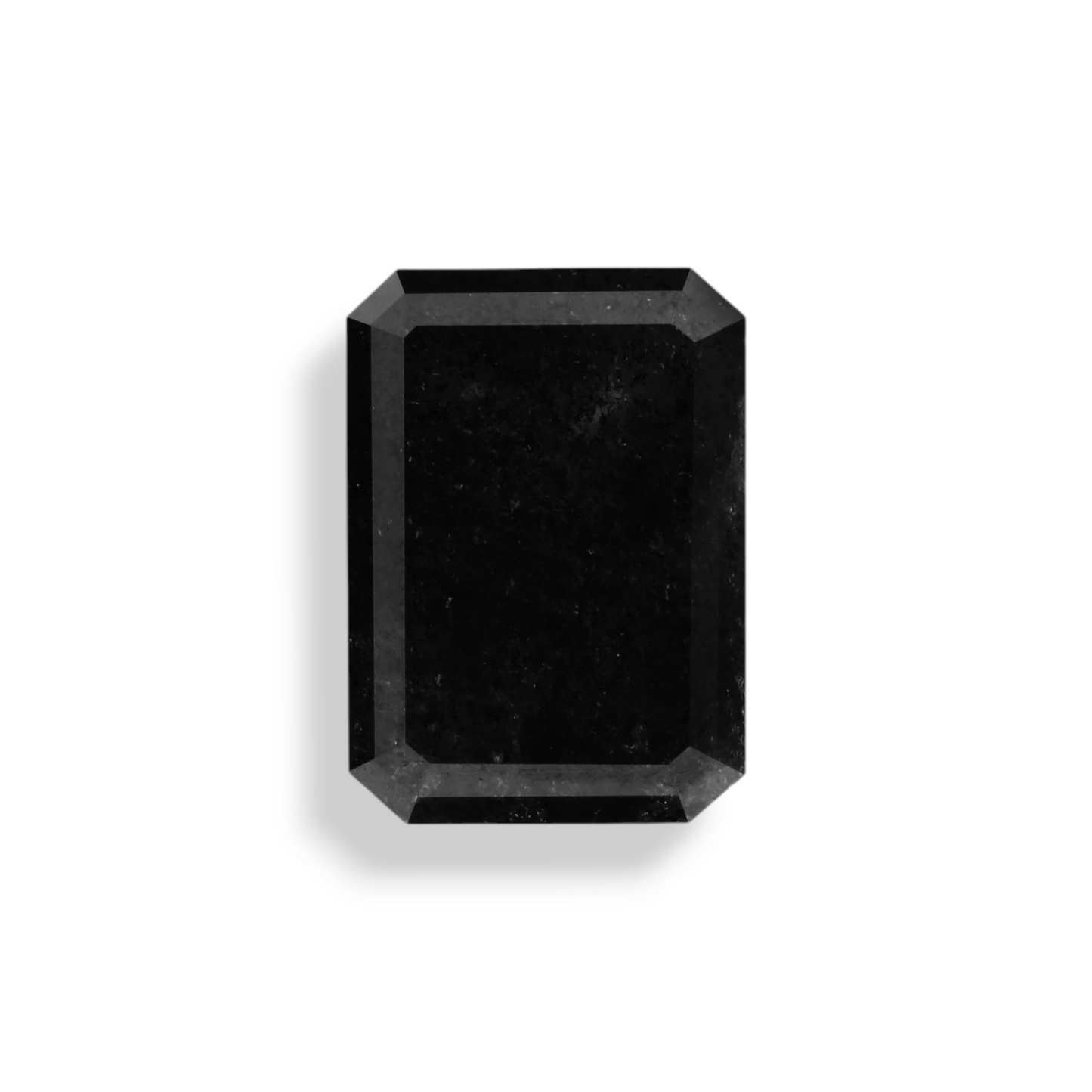 3,17 Karat Natürlicher Schwarzer Smaragd-Diamant GIA