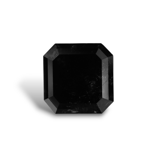 3,47 Karat Natürlicher Schwarzer Smaragd-Diamant GIA