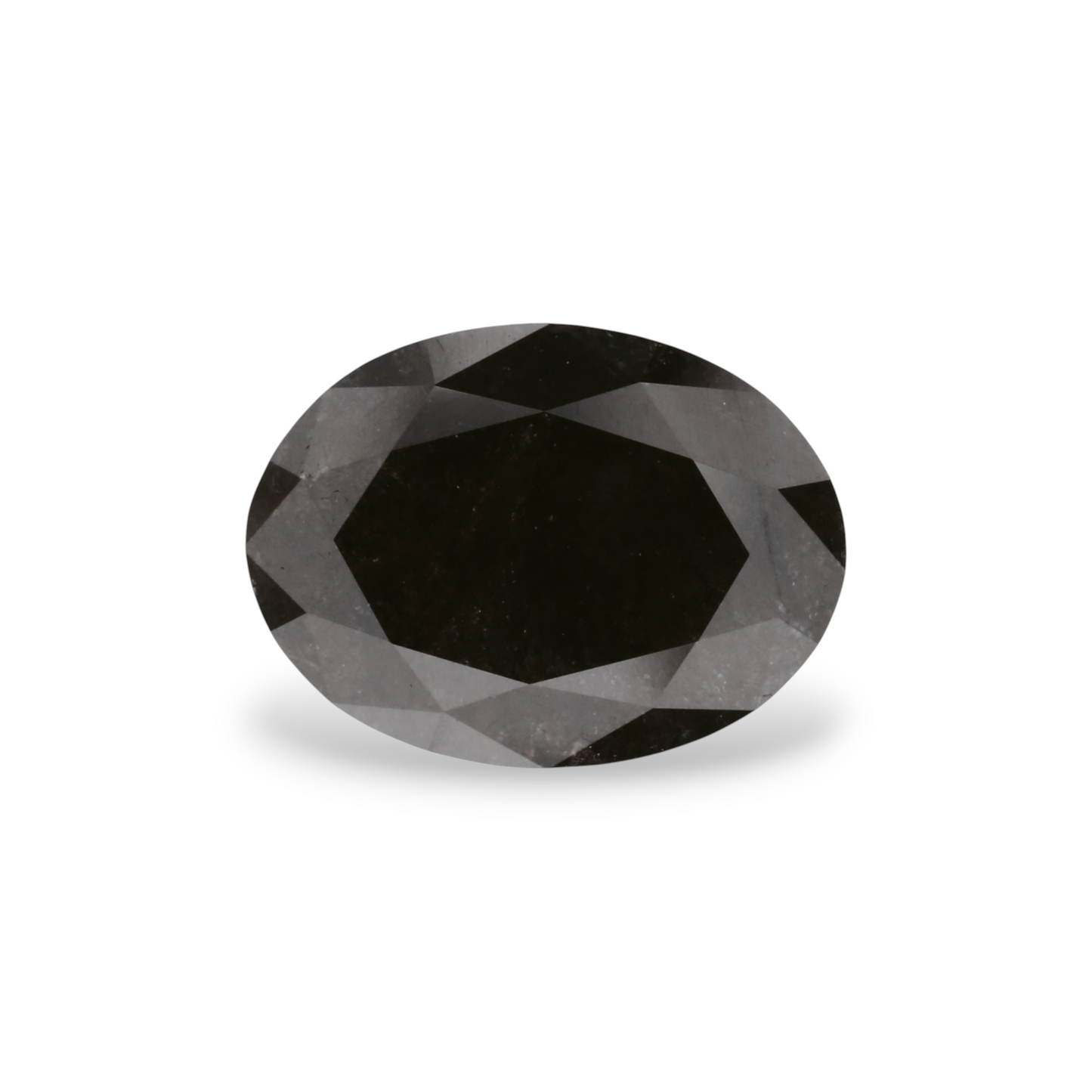 2,70 Karat natürlicher schwarzer ovaler Diamant (GIA-geprüft)